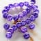 Purple Crackled Quartz Round Beads, 6mm by Bead Landing&#x2122;